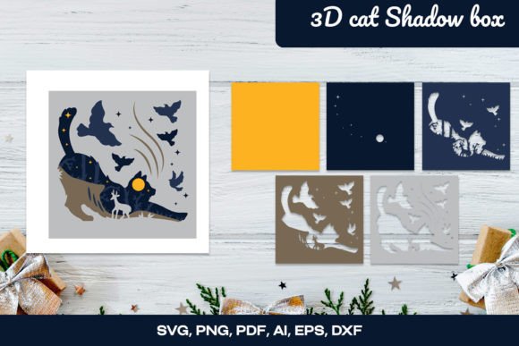 Bringing Feline Elegance to Life with Layered Papercut Art
