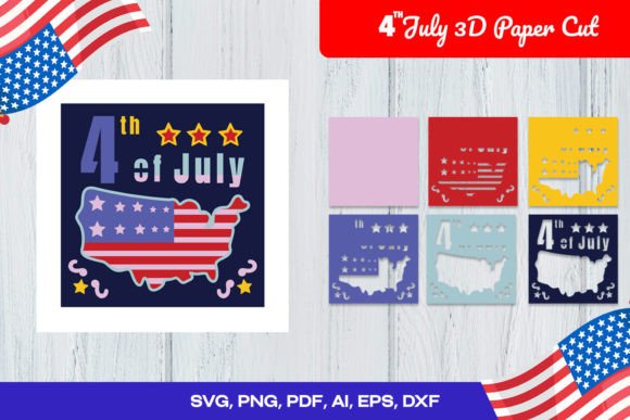 Celebrate Independence with 3D Paper Cut Art