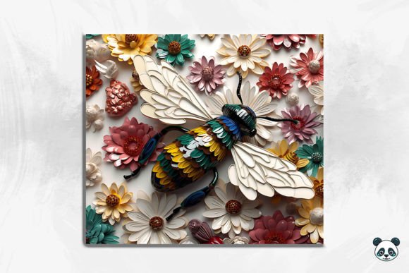 Elevate Your Sublimation Projects with the 3D Colorful Bee Tumbler Wrap Bundle