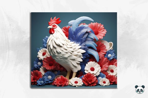 Evaluating the 3D Patriotic Rooster Tumbler Wrap 1 for Sublimation Projects