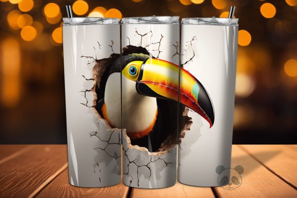 Mastering the Toucan 3D Cracked Hole Tumbler Wrap for Professional Sublimation