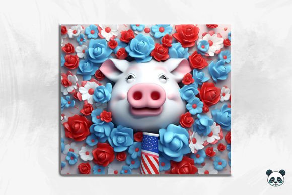 Patriotic Pig 3D Tumbler Wrap 9: A Creative Guide