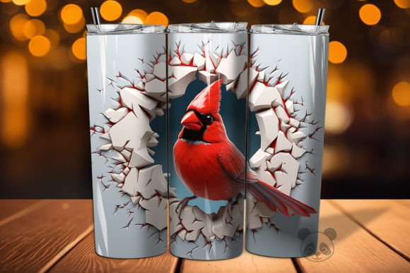 Unlocking Creativity: A Deep Dive into the Cardinal 3D Cracked Hole Tumbler Wrap